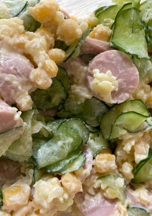 魚肉ソーセージとコーンのポテトサラダ-レシピのメイン写真