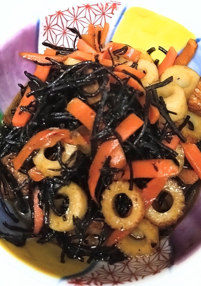 ひじきとちくわの煮物-レシピのメイン写真