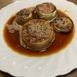 味の素で作る白茄子のステーキにんにく醤油仕立て