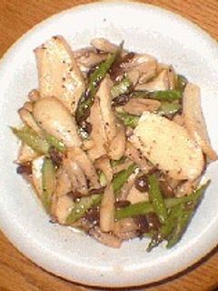 アスパラときのこのバター炒め-レシピのメイン写真