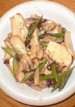 アスパラときのこのバター炒め-レシピのメイン写真