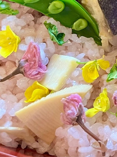 桜とたけのこおこわ-レシピのメイン写真