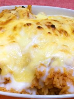 ケチャップごはんのドリア♪-レシピのメイン写真