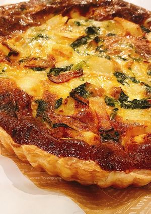 冷凍パイシートで簡単野菜キッシュ♪-レシピのメイン写真