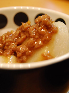 蒸し里いものひき肉あんかけ。-レシピのメイン写真