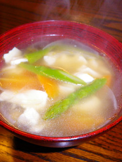 豆腐とアスパラの中華スープ-レシピのメイン写真