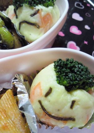 【キャラ弁】まん丸ポッテリ☆ポテ丸君♪-レシピのメイン写真