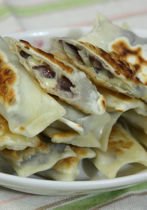 小豆とチーズのおつまみ餃子☆-レシピのメイン写真