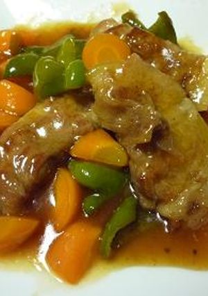 新玉ねぎの豚肉巻き酢豚-レシピのメイン写真