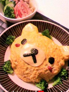 ♥リラックマオムライス♥-レシピのメイン写真