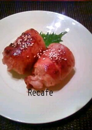 フライパンでＢ級★肉巻きおにぎり★-レシピのメイン写真