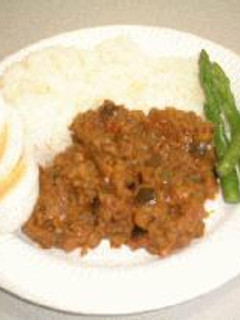 ナスと挽肉のドライカレー-レシピのメイン写真