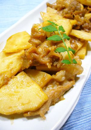 たけのこと豚こま肉の味噌炒め-レシピのメイン写真
