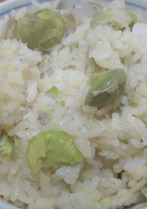 そら豆とじゃこのまぜご飯♪-レシピのメイン写真