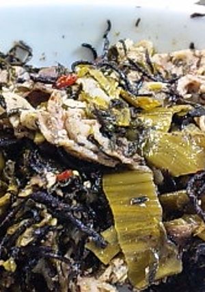 混ぜるだけ！からし高菜豚肉炒め-レシピのメイン写真