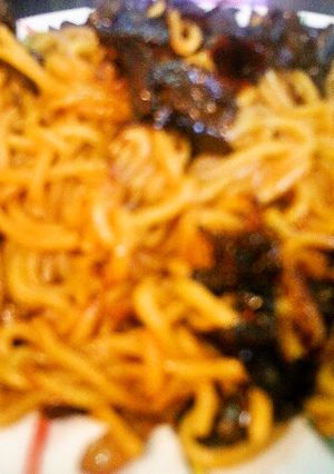 辛旨い☆木耳蠣油辣炒麺-レシピのメイン写真