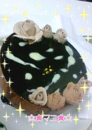＊薔薇decoﾁｮｺﾑｰｽｹｰｷ＊-レシピのメイン写真