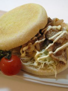 マフィン* お手軽☆焼肉サンド-レシピのメイン写真