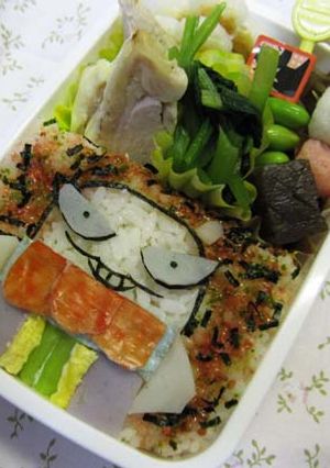 キャラ弁　ケシカス君弁当-レシピのメイン写真