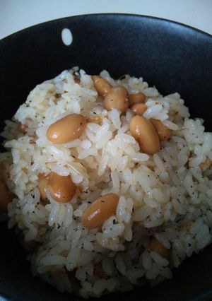 大豆の混ぜご飯-レシピのメイン写真