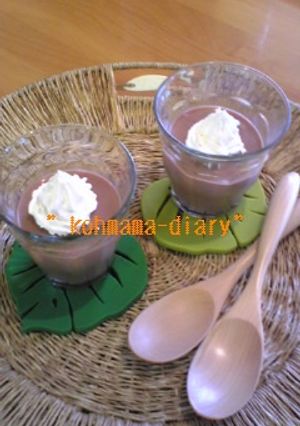 濃厚☆ココアババロア-レシピのメイン写真
