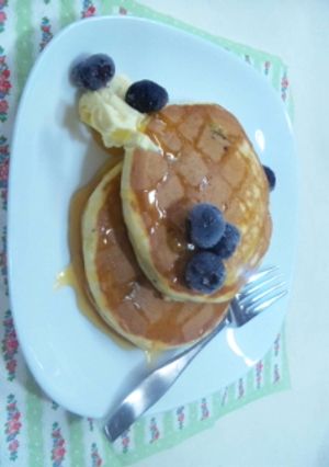 ブルーベリーパンケーキ-レシピのメイン写真