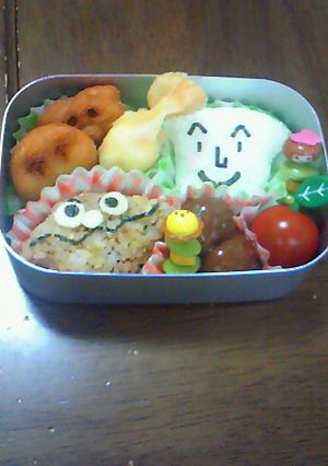 食パンマン＆カレーパンマン★キャラ弁-レシピのメイン写真