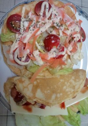 今☆話題のパンケーキ♪-レシピのメイン写真