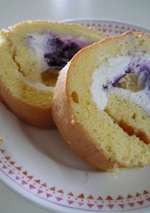 ロールケーキ-レシピのメイン写真