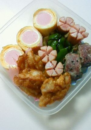 お弁当に薄焼き卵のくるくるぎょにチー巻き-レシピのメイン写真