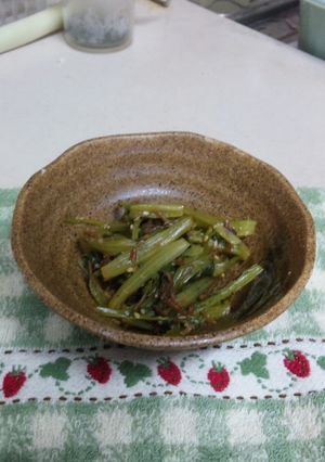 小松菜のちりめん山椒和え-レシピのメイン写真