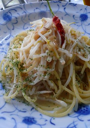 もやしとアンチョビのパスタ♪-レシピのメイン写真