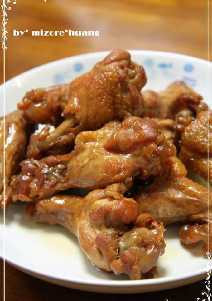 簡単★鶏の手羽元の甘煮★お弁当のおかずに-レシピのメイン写真
