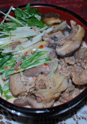 豆板醤入り☆あったか豆乳そば-レシピのメイン写真