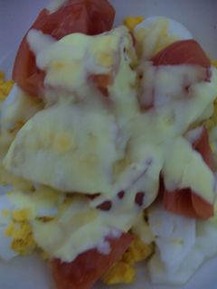 たまごとトマトのチーズ焼き-レシピのメイン写真