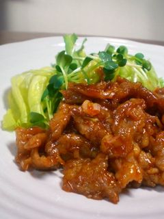 簡単!豚肉のケチャップ炒め-レシピのメイン写真
