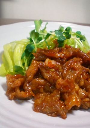 簡単！豚肉のケチャップ炒め-レシピのメイン写真