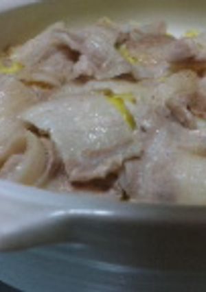 簡単★土鍋で豚バラ野菜蒸し-レシピのメイン写真