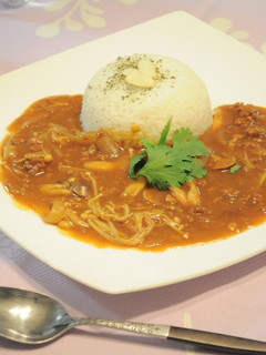 ひき肉ときのこのスピードカレー-レシピのメイン写真