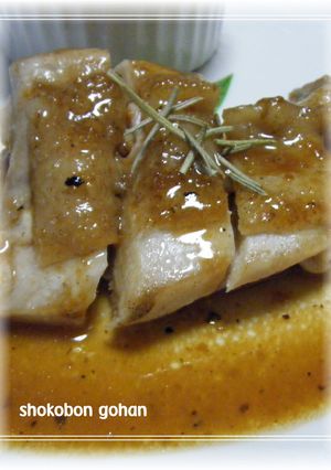 ソースが美味しいチキンソテー-レシピのメイン写真
