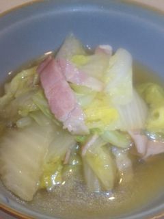 あったまる♪白菜とベーコンのとろとろ煮-レシピのメイン写真