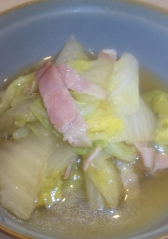 あったまる♪白菜とベーコンのとろとろ煮-レシピのメイン写真