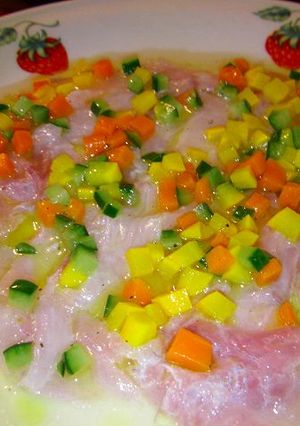 白身魚のカルパッチョ-レシピのメイン写真