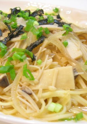 さっぱり食べたいスープきのこパスタ♪-レシピのメイン写真