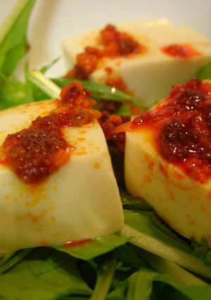 噂のラー油で豆腐サラダ♪-レシピのメイン写真