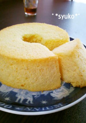 メープル風味の米粉豆腐ミニシフォン☆-レシピのメイン写真