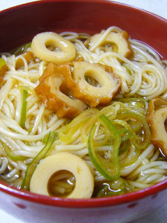 麺つゆであったか♡簡単♬にゅうめん~-レシピのメイン写真