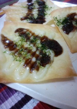 簡単☆パリパリワンタン③お好み焼き-レシピのメイン写真