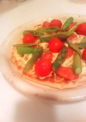 フライパンで作る★春野菜ピザ-レシピのメイン写真