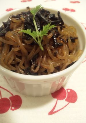 簡単！やみつきしらたきと塩昆布の炒め物-レシピのメイン写真